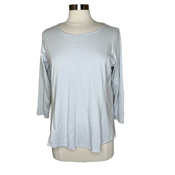 Comfy USA Gray 3/4 Sleeve T-Shirt Women’s Size Small New Minimalist - Picture 10 of 10
